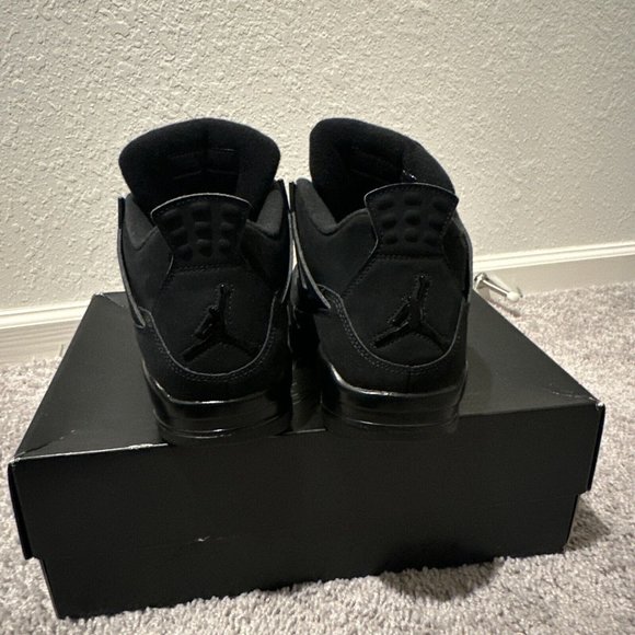 Size 9.5 - Jordan 4 Retro Mid Black Cat - Picture 3 of 5
